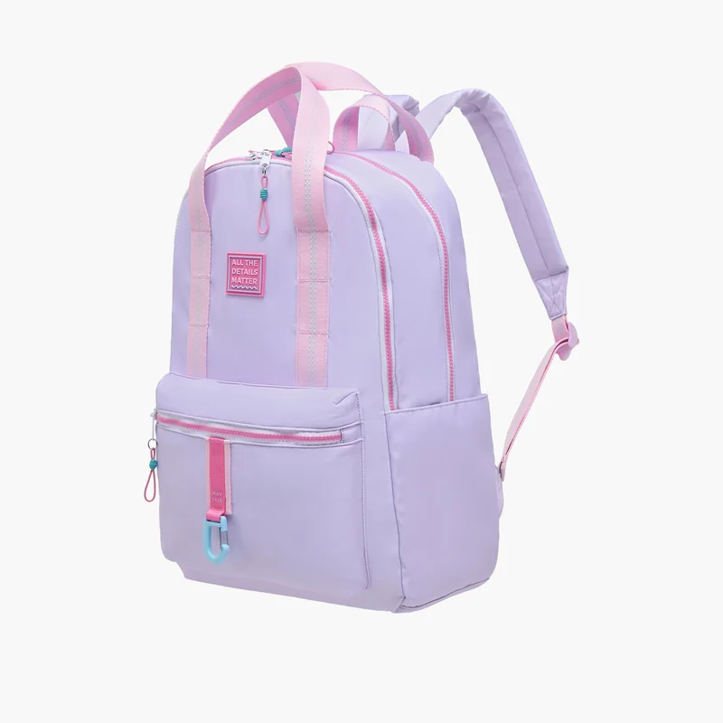 Mayfair Backpack -keep Moving-2 Compartment (Nylon) Pink & Lilac \ 45X31X17